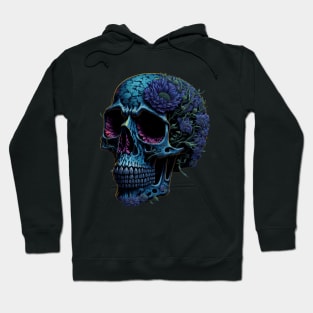 skull flower Hoodie